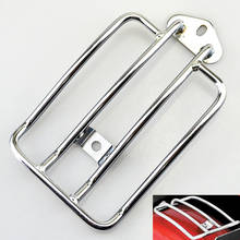 Motorcycle Rear Solo Seat Luggage Rack Support Chrome Bracket For Harley Sportsters Iron 48 72 883 XL1200  Custom 2004-2015 2024 - buy cheap