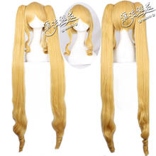 Halloween120cm Length Rozen Maiden Shin Ku Wigs High-temperature Fiber Synthetic Hair Golden Long Curly Hair 2024 - buy cheap