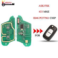 jingyuqin Remote Car Key Circuit Board For Renault Clio III Master Modus Twingo ASK/FSK 433MHz ID46 PCF7961 Chip 2024 - buy cheap