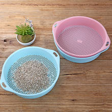 1Pc Home Garden Soil Sieve With Handle Compost Soil Stone Mesh Sieve Flower Nursery Plant Soil Sieves Net Sifter Gardening Tools 2024 - buy cheap