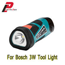 Iluminador de luz para interiores y exteriores, herramienta de 3W para Bosch, 10,8 V, batería de iones de litio, BAT413A/BAT411/BAT412A 2024 - compra barato