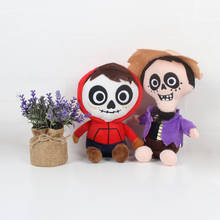 2pcs/lot 20-25 cm Movie COCO Miguel Hector Plush Toys Soft  Stuffed Dolls for Children Kids Gift 2024 - buy cheap