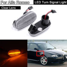 Luz LED de posición lateral delantera para coche, intermitente con lente transparente, para Alfa Romeo GT 147(937) MiTo 955 y FIAT Bravo 198, 2 uds. 2024 - compra barato