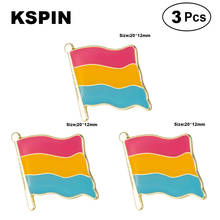 Pansexual pride rooches Lapel Pin Flag badge Brooch Pins Badges 2024 - buy cheap