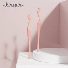 Kinepin-Mini recortador de cejas para mujer, cuchillo de afeitar seguro, cuchilla de tamaño pequeño, herramienta de depilación para el cuidado de la cara, afeitadora de maquillaje, 2 uds. 2024 - compra barato