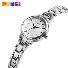 Women's Watch Fashion Brand SKMEI Quartz Wrist Watches Stainless Steel Ladies Dress Bracelet 30M Waterproof Womens Clock 2024 - buy cheap