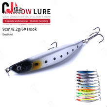 NEW UP 1PCS  9cm 8.2g professional quality magnet weight fishing lures minnow crank hot model Artificial Bait Tackle 2024 - buy cheap