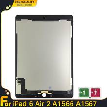 Original Tablet LCD For Apple iPad 6 Air 2 A1566 A1567 LCD Display Touch Screen Digitizer Sensors Assembly Panel Replacement 2024 - buy cheap