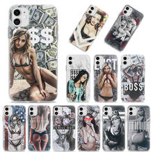 Silicone Case for iPhone X XR XS MAX 11 Pro MAX 7 8 Plus 6 6S Plus 5S SE Soft Cover Seduction Thug Sexy Gangsta Girl Sexy Ass Ca 2024 - buy cheap