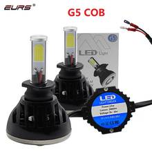 EURS H4 bombillas LED luces del coche H7 8000LM H11 lámpara LED bombillas de faro delantero de coche 880 H1 H3 H8 H9 9005 9006 HB3 9012 H13 9007 12V 24V G5 2024 - compra barato