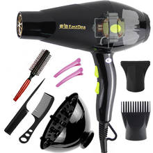 Secador de pelo profesional con motor de CA para peluquería, herramientas de salón de barbería, secador de pelo bajo, 2100W 2024 - compra barato
