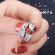 Personality Bohemian Vintage Zircon Belt Rings For Women Men Vintage Rings Gothic Jewelry Valentines Gifts 2021 2024 - buy cheap