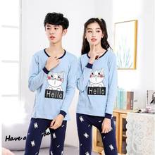 Winter Teenage Pajamas Girls Boys Autumn Pyjamas Set Cotton Homewear Kids Clothes Long-Sleeve Nightwear For 10 12 14 16 18Years 2024 - buy cheap