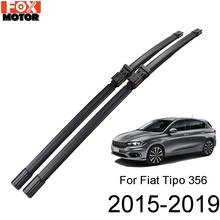 Misima 2 Pçs/set Frente Pára Wiper Blades Set Kit Para Fiat Tipo 356 2019 2018 2017 2016 2015 26 "16" 2024 - compre barato