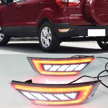 Luz LED de parachoques trasero para coche Ford Ecosport, lámpara reflectora de freno, antiniebla, 2 uds., 2013, 2014, 2015, 2016, 2017, 2018, 2019 2024 - compra barato
