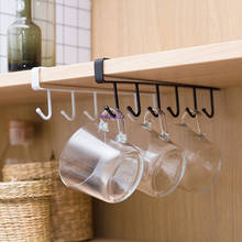 Kitchen Cupboard Storage Rack Cupboard Shelf Hanging Hook Organizer Closet Clothes Glass Mug Shelf Hanger Door Chest Hanging 2024 - buy cheap