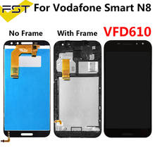 Black/White For Vodafone Smart N8 VFD610 Full LCD display + Touch screen digitizer assembly with Frame For Vodafone VFD-610 2024 - buy cheap