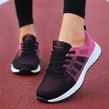 2019 New Women Shoes Flats Fashion Casual Ladies Shoes Woman Lace-Up Mesh Breathable Female Sneakers Zapatillas Mujer 2024 - buy cheap