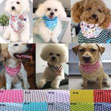 Lote de 120 unids/lote de pañuelos para perro, cachorro y gato, productos para el cuello, mezcla de 80 colores, LY4-2 2024 - compra barato