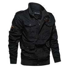 Outono inverno tático militar jaqueta masculina à prova de vento vários bolsos casaco força aérea casual carga jaqueta roupas alta qualidade 2024 - compre barato