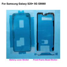Fita adesiva Para Samsung Galaxy S20 + 5G G9860 3 Cola 3M Fita Frente LCD Estrutura de Suporte Adesivo tampa Traseira Da Bateria S 20 + S20 Plus 2024 - compre barato