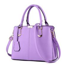 Luxury Lady Shoulder Messenger Bag Designer Large Capacity Tote Bag for Women PU Handbags Solid Color Diagonal Bag 2024 - buy cheap