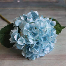 Fashion Artificial Hydrangea Flower Silk Cloth Plastic Wedding Supplies DIY Home Decoration For Birthday Party Festival MOUN777 2024 - buy cheap