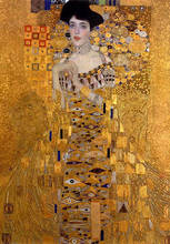 Reproducción de pintura al óleo, retrato de Adele bloch-bauer I (Detai) de Klimt, envío rápido gratis por DHL,100% hecho a mano, calidad de museo 2024 - compra barato