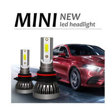 2x H4 Car LED Headlights H1 H3 H7 HeadLamps H8 H9 H11 Bulbs 9012 Canbus 9005 9006 HB3 HB4 Led Lights 6000K Fog Lamp Accessories 2024 - buy cheap