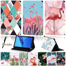 Capa de tablet para huawei modelo mediapad, t1 7.0/mediapad (t1/t5) 10/mediapad t3 10.9,6/t2 10 pro/mediapad t3 8 série padrão flamingo 2024 - compre barato