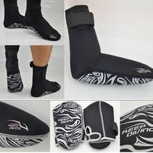 Diving Socks Beach Mid Boots On For Scuba Surfing Snorkeling Socks Swimming Fins Shoes 3MM Thicken Winter Warm Printing Socks 2024 - buy cheap