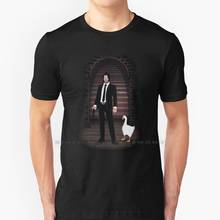 Camiseta de John Wik come Back 100% de algodón puro, de los 80 2077, para juegos de ciudad, Keanu Reeves, videojuego, arte Rbrow 2077 2024 - compra barato