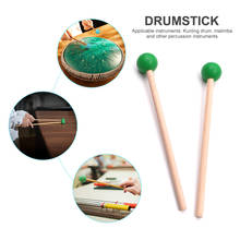 2pcs Tongue Steel Tongue Drum Mallet Xylophone Marimba Wood Drumsticks Musical Percussion Instrument for Kids Adults beginners 2024 - buy cheap