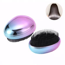 Portable Ionic Hairbrush Manual Ion Hairbrush Head Massager Anti-static Massage Hair Comb Mini Ion Vibration Straight Hair Comb 2024 - buy cheap