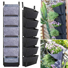 1pc Plant Grow Bag Wall Hanging Planting Bags Flower Growing Pots Garden Vertical Planter Pocket Growing Bags 2024 - buy cheap