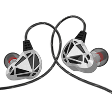Qkz ak7 fone de ouvido 3.5mm, banhado a ouro, com microfone, para jogos, mp3, dj, esportivo, grave pesado, universal 2024 - compre barato