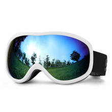 Windproof Breathable Skiing Eyewear Double Lens Anti-fog Ski Glasses UV Protection Anti-glare Snowboard Snowmobile Goggles 2024 - buy cheap