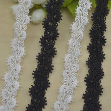 10Meters Curve Lace Trim Black White Centipede Braided Ribbon Fabric Handmade DIY Clothes Sewing Supplies For Craft Accessories 2024 - buy cheap