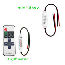 SZRZ LED Strip Controller Mini Dimmer RF Remote DC 5V 12V 24V Controller For LED 5050 5630 2835 Strip Single Color 2024 - buy cheap