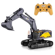 1592 1:14 2,4 Ghz RC excavadora juguetes 22CH grande RC camiones de aleación y de excavadora de Control remoto vehículo RTR RC coche de ingeniería 2024 - compra barato