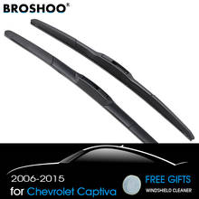 BROSHOO Car Wiper Blade Rubber 24"&16" For Chevrolet Captiva 2006 2007 2008 2009 2010 2011 2012 2013 2014 2015 Auto Accessories 2024 - buy cheap