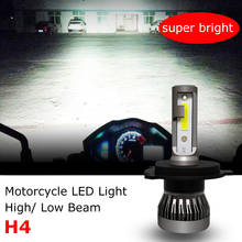 Bombillas LED para faros delanteros de motocicleta, Bombilla de repuesto para faros delanteros de moto, haz Alto y Bajo, H4 2024 - compra barato