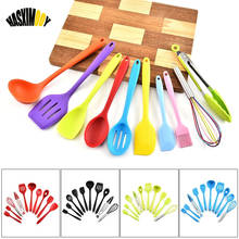 10pcs Silicone Kitchen Utensils Set Non-stick Kitchenware Cooking Tools Spoon Spatula Ladle Egg Beaters Cookware Kitchen Gadget 2024 - buy cheap