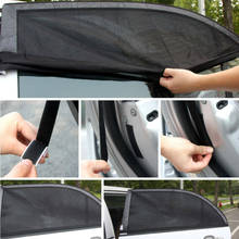 2Pcs Adjustable Auto Car Side Rear Window Sun Shade Black Mesh Car Cover Visor Shield Sunshade UV Protection Sun Visors 100*50CM 2024 - buy cheap