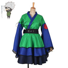 Anime Costumes Kakashi Cosplay Lolita Kimono Skirt Halloween Party Suit 2024 - buy cheap