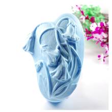 Natural Flower Soap Mold DIY Silicone Mold Chocolate Cake Molds Baking Tools Decorated Candle Wax Mold Gypsum Resin Craft Mould 2024 - buy cheap