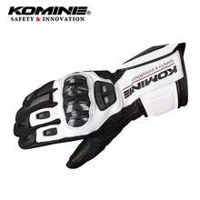 KomineGK198 motorcycle racing leather carbon fiber gloves off-road motorcycle racing touch screen rider riding protective gloves 2024 - buy cheap