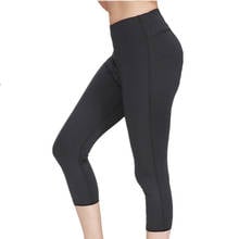 High Waist Calf-length Yoga Pants Women Yoga Pants Leggings Sport Indoor Fitness Athletic Pants Elastic Breathable Running Pants 2024 - buy cheap