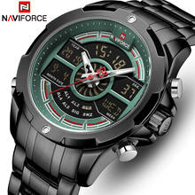 Men Watches Top Brand NAVIFORCE Fashion Luxury Quartz Watch Mens Military Sports Wristwatch LCD Analog Clock Relogio Masculino 2024 - buy cheap