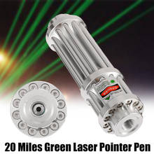 145X40mm Green Laser Pen 20 Miles Green Laser Pointer Aluminum Pen Lazer Zoomable Beam Light 0.5MW 532nm Gifts 2024 - buy cheap